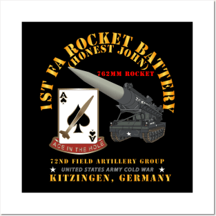 1st FA Rocket Battery (HJ) - 72nd FA GP - Kitzingen Ge w  HJ Wpn Posters and Art